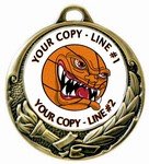 Basketball Medal 2-3/4&quot;