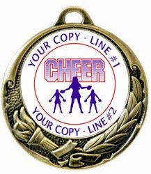 Cheerleading Medal 2-3/4&quot;