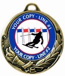 Downhill Ski Medal 2-3/4&quot;