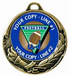 Football Medal 2-3/4&quot;