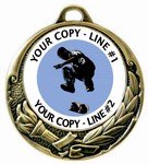 Skateboarding Medal 2-3/4&quot;