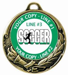 Soccer Medal 2-3/4&quot;