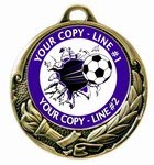 Soccer Medal 2-3/4&quot;