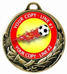 Soccer Medal 2-3/4&quot;