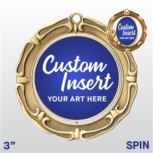 Custom Full Color Insert Medal | Custom printed Medal