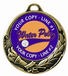 Water Polo Medal 2-3/4&quot;