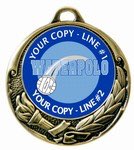 Water Polo Medal 2-3/4&quot;