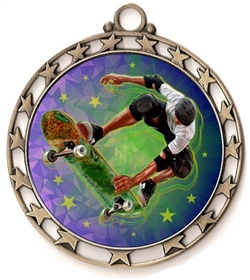 Skateboarding Award Medal