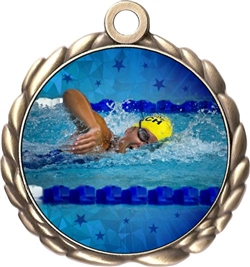 Swimming Award Medal