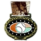 Baseball Medal in Jam Oval Insert | Baseball Award Medal