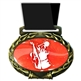 Basketball Medal in Jam Oval Insert | Basketball Award Medal