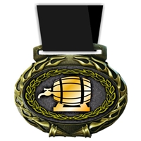 Beer Medal in Jam Oval Insert | Beer Award Medal