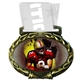 Football Medal in Jam Oval Insert | Football Award Medal