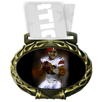 Football Medal in Jam Oval Insert | Football Award Medal