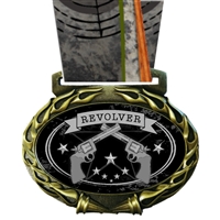 Shooting Medal in Jam Oval Insert | Shooting Award Medal