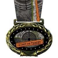 Shooting Medal in Jam Oval Insert | Shooting Award Medal