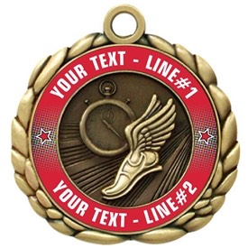 Track Medal 2-1/2"