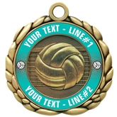 Volleyball Medal 2-1/2"