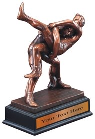 Wrestling Resin Award Trophy