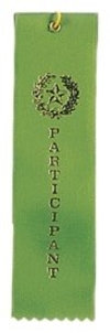 Green Stock Participant Ribbon