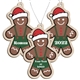 Personalized Wood Gingerbread Man Holiday  Ornament