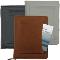 for LARGE PRINT Bible (with ZIPPER): COVER for New World Translation - with FRONT POCKET (various colors/leather & vinyl)