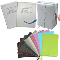 'Do-It-Yourself' Bible + Songbook COMBO for REGULAR SIZE Bible/Songbook - WAVE DESIGN (various colors/leather & vinyl)