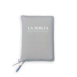 Para la Biblia de bolsillo:  Forro para la Traduccion del Nuevo Mundo - con Titulo ESTAMPADO y Cierre (Cuero y cuero sintetico)