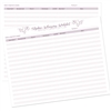 Worksheet for Telephone Witnessing and Letter writing