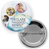 Fun Button Pin for the 2024 "Declare the Good News" Convention - World