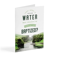 'What prevents me from getting baptized?' - Acts 8:36 (JW Baptism Card)