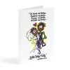 Love never fails - Illustrated Greeting Card