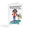 cannot extinguish love - Illustrated Greeting Card