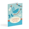 Congratulations on the birth of your baby! (Baby Boy) - (Biblical Greeting Card)