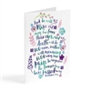 Comforting Greeting Card - He Will Wipe Out Every Tear