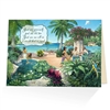 Just see us all in a world that is new! - JW Paradise Greeting Card