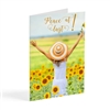 Peace at last! - Sunflower scene (JW Paradise Greeting Card)