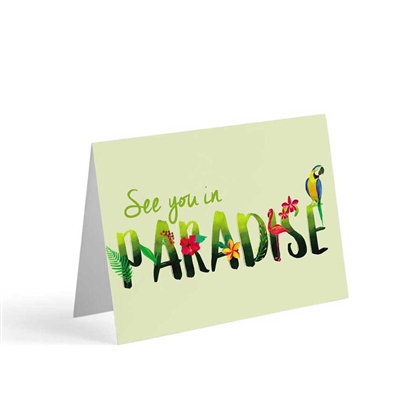 See You in Paradise - JW Paradise Greeting Card