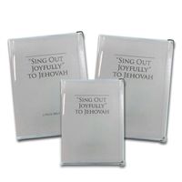 Clear Vinyl Book Covers for Sing Out Joyfully to Jehovah