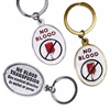 'Jehovah's Witness  'No Blood Transfusion' Key Ring