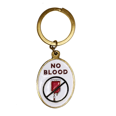 'Jehovah's Witness  'No Blood Transfusion' Key Ring