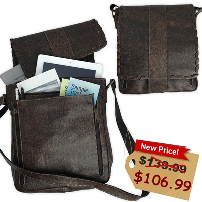 Ready-to-Go Courier bag for Jehovah's Witnesses. Grab and go. A light/weight option for publishers that like the "messenger style" bags. For brothers or sisters. A special zipper pocket to hold your iPad or tablet on the inside.