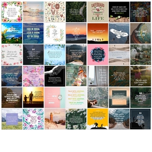 Set of Encouraging fridge magnets for Jehovah's Witnesses