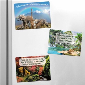 JW fridge magnet: "The very essence of your word is truth." Psalm 119:160