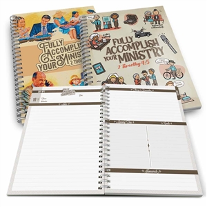 "Fully Accomplish Your Ministry" Pioneer School Notebook with guided prompts