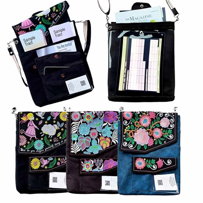 Tablet Tote featuring embridery designs