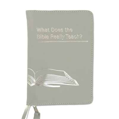 Zipper cover for What does the Bible Really Teach? In Brown Black and Gray