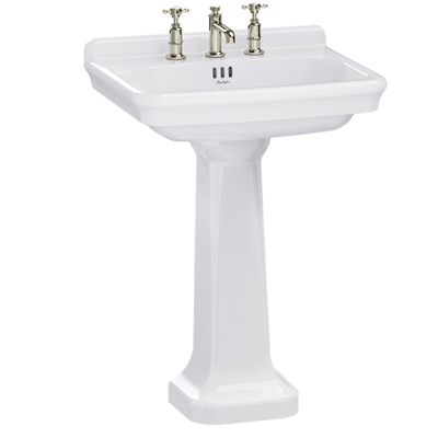 Burlington Guild 62cm Basin & Pedestal