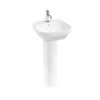 Britton Curve2 450mm Basin with Full Pedestal