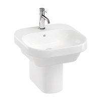 Britton Curve2 450mm Basin with Semi-pedestal